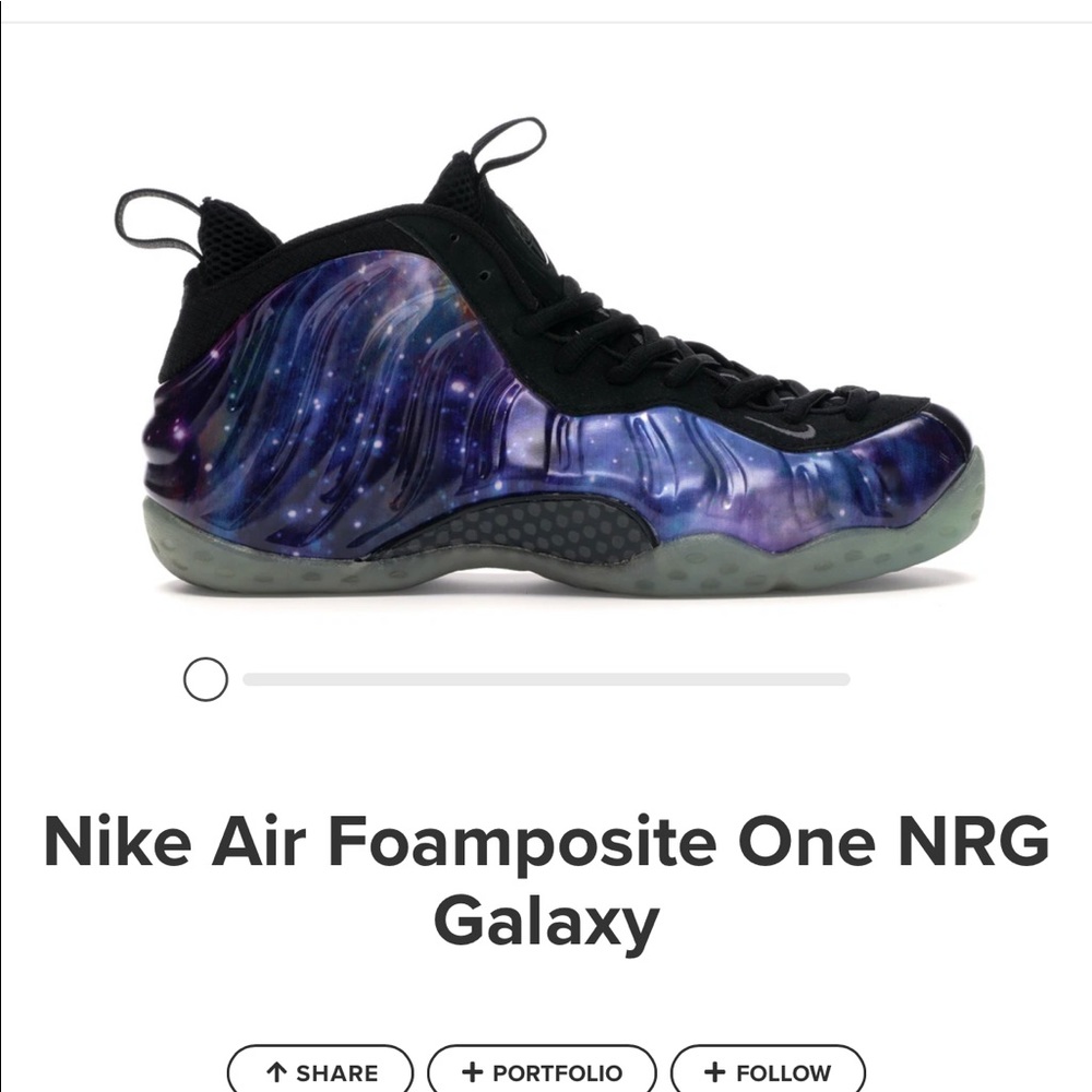 Rare Galaxy all star foamposites
